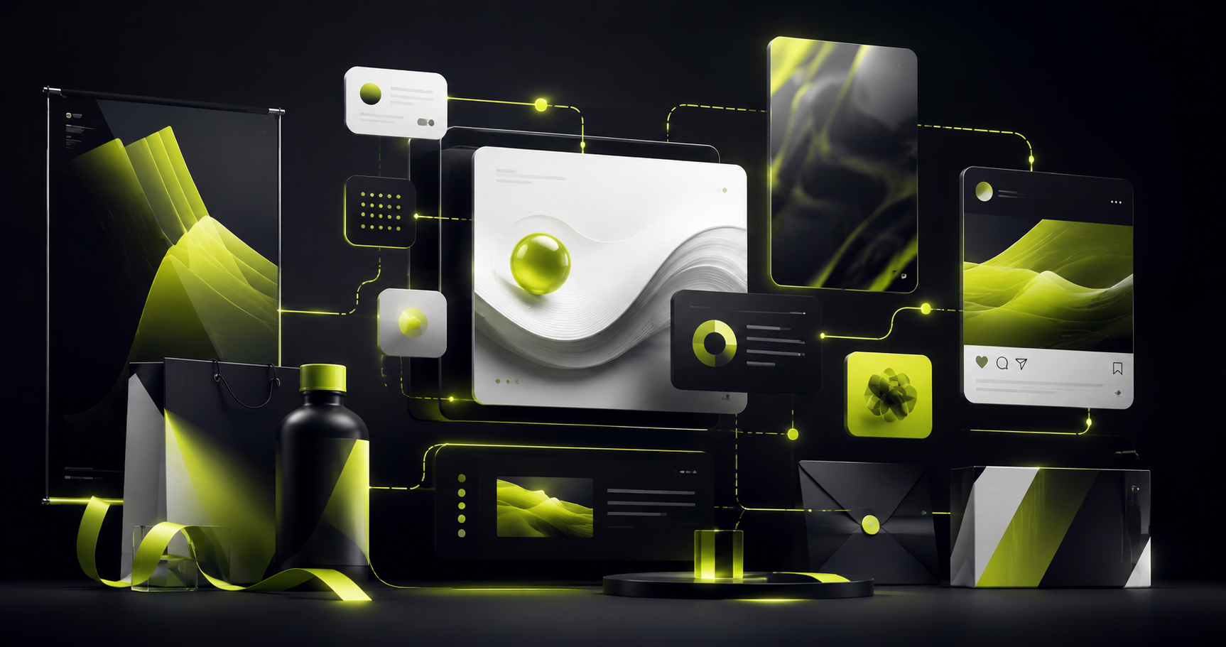 Premium communication design workspace