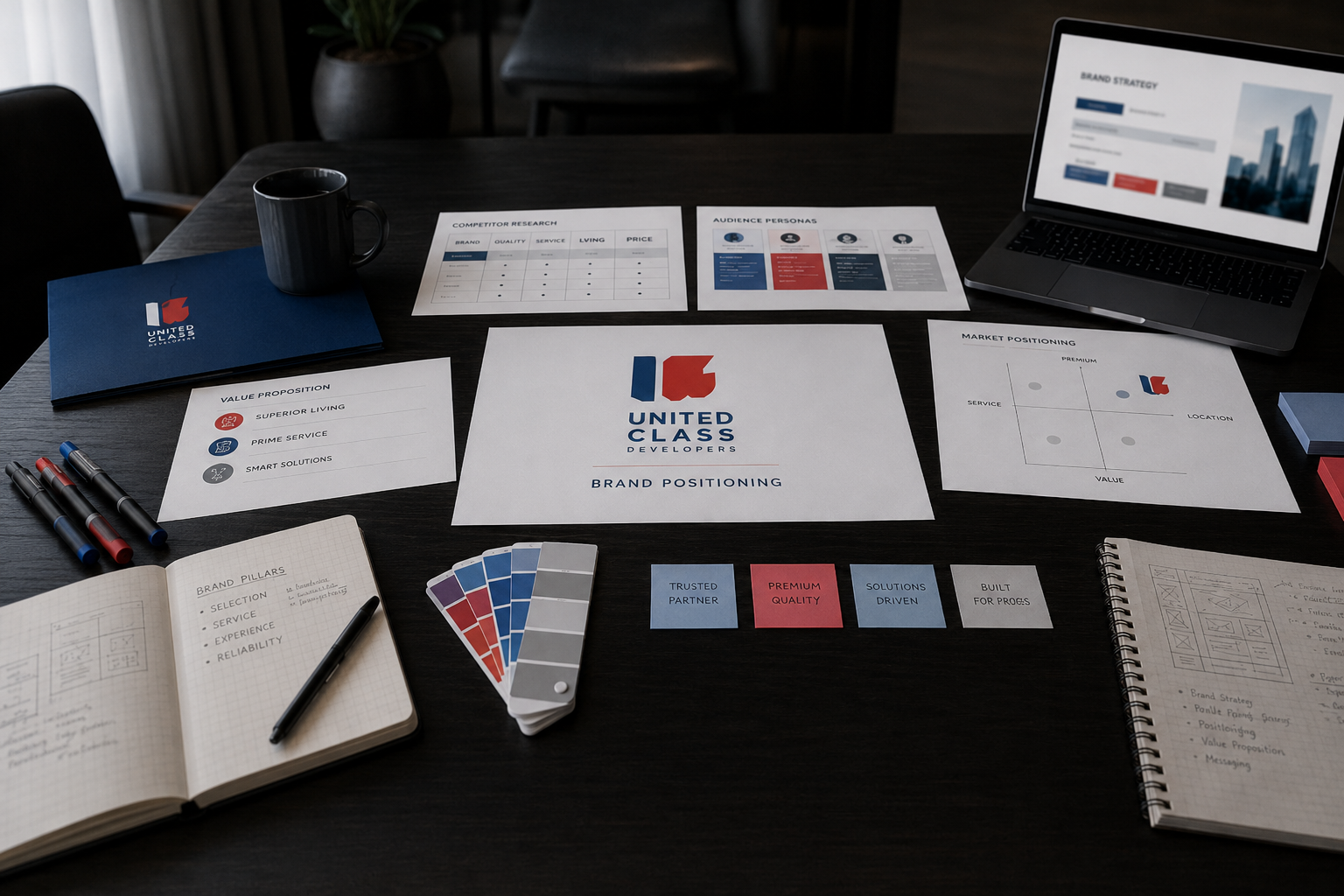 Visual brand language system showcase