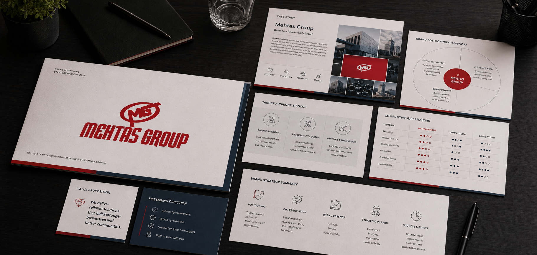 Visual brand language banner