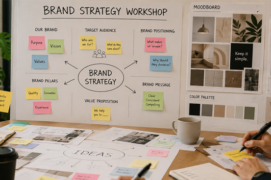 Brand identity visual
