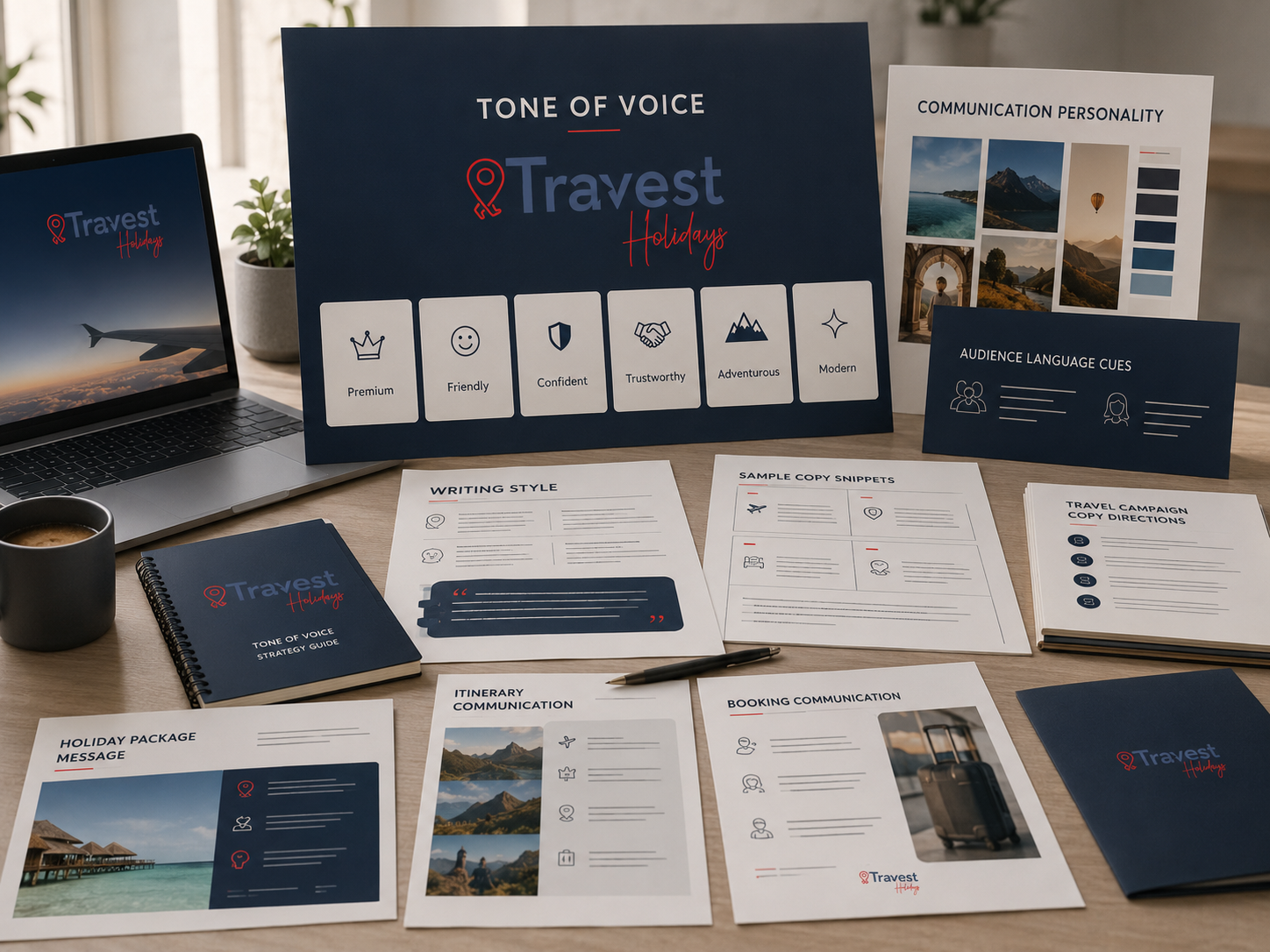Brand messaging application across communication touchpoints