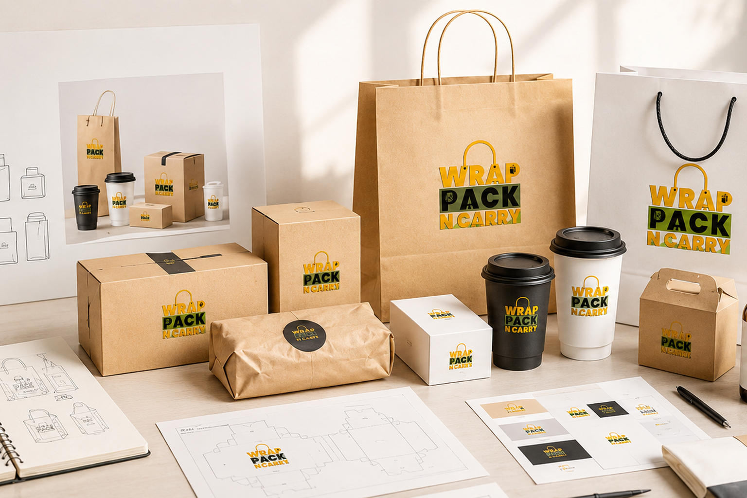 Premium packaging design showcase